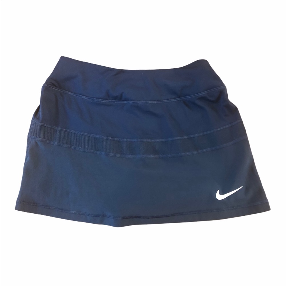 Navy dry fit Nike tennis skirt